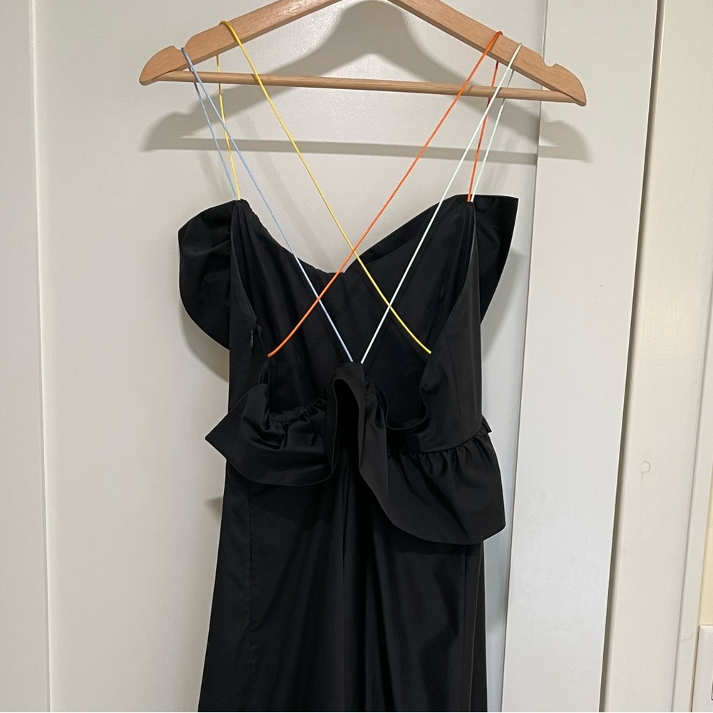 ANNA OCTOBER
Ruffle-trimmed cotton-poplin dress